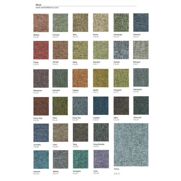 Camira Rivet swatch card 19689 v3