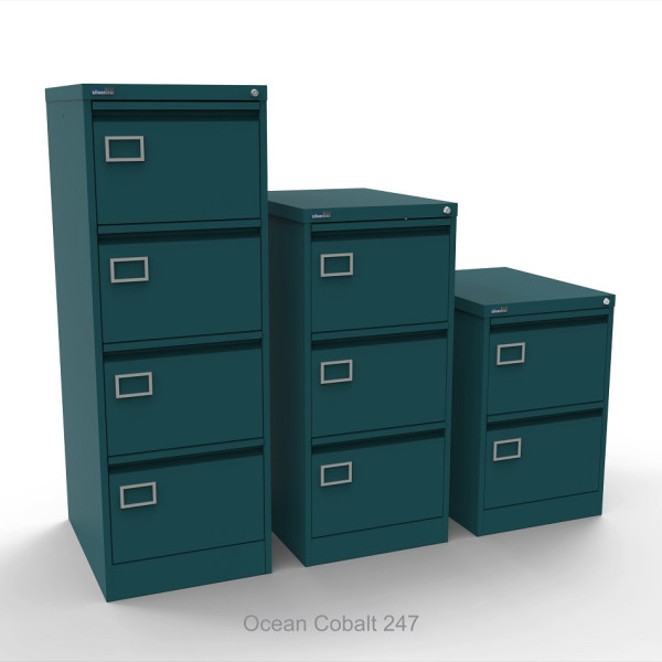 Executive Filing Cabinets Ocean Cobalt 247